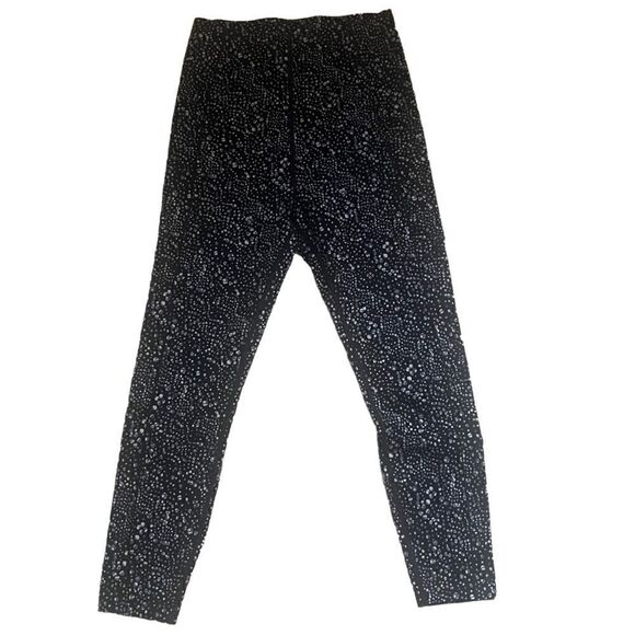 SWEATY BETTY- POWER 7/8 HIGH-WAISTED LEGGINGS - BLUE CELESTIAL DOT PRINT, Small - Picture 7 of 12